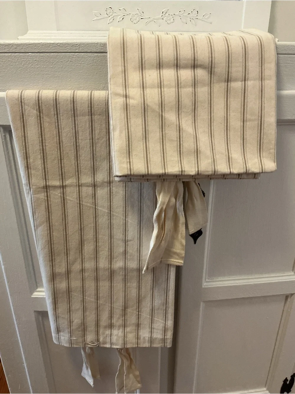 NWOT Pair of Ticking BALLARD SHAMS